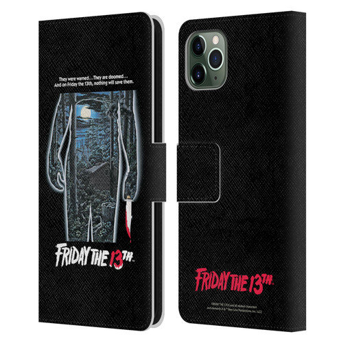 Friday the 13th 1980 Graphics Poster Leather Book Wallet Case Cover For Apple iPhone 11 Pro Max