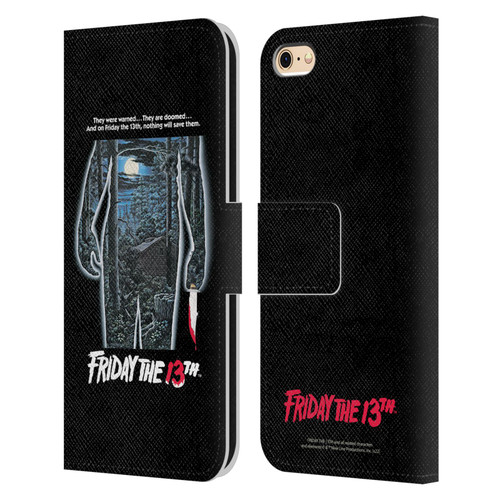 Friday the 13th 1980 Graphics Poster Leather Book Wallet Case Cover For Apple iPhone 6 / iPhone 6s