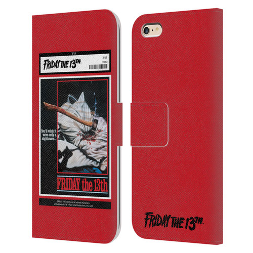 Friday the 13th 1980 Graphics Poster 2 Leather Book Wallet Case Cover For Apple iPhone 6 Plus / iPhone 6s Plus