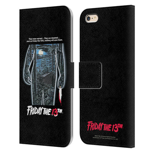 Friday the 13th 1980 Graphics Poster Leather Book Wallet Case Cover For Apple iPhone 6 Plus / iPhone 6s Plus