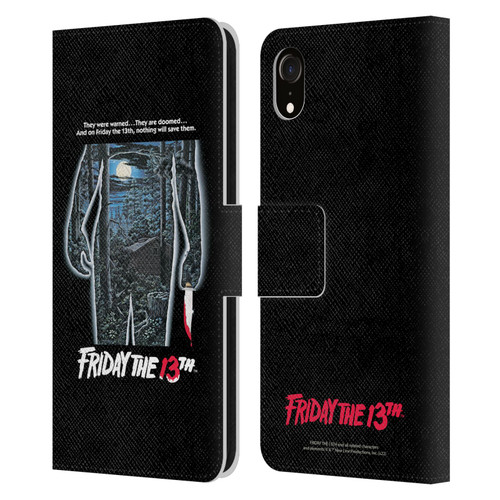 Friday the 13th 1980 Graphics Poster Leather Book Wallet Case Cover For Apple iPhone XR