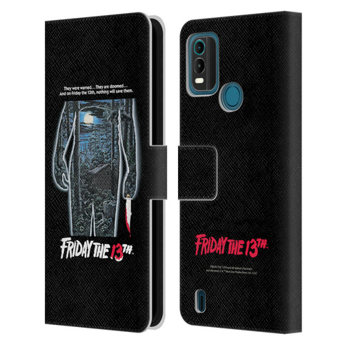 Friday the 13th 1980 Graphics Poster Leather Book Wallet Case Cover For Nokia G11 Plus
