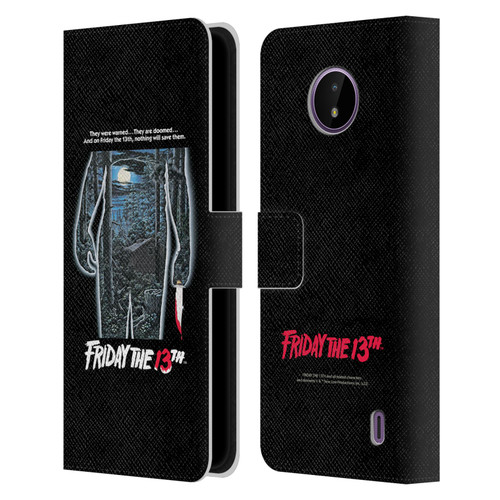 Friday the 13th 1980 Graphics Poster Leather Book Wallet Case Cover For Nokia C10 / C20