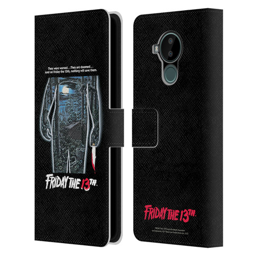 Friday the 13th 1980 Graphics Poster Leather Book Wallet Case Cover For Nokia C30