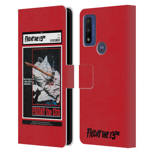 Friday the 13th 1980 Graphics Poster 2 Leather Book Wallet Case Cover For Motorola G Pure