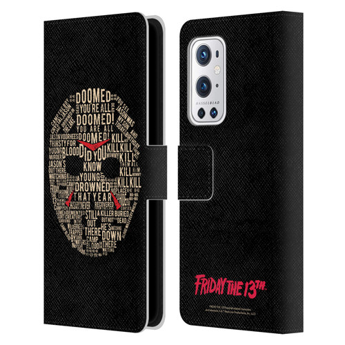 Friday the 13th 1980 Graphics Typography Leather Book Wallet Case Cover For OnePlus 9 Pro