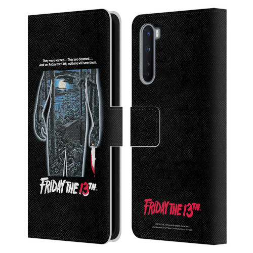 Friday the 13th 1980 Graphics Poster Leather Book Wallet Case Cover For OnePlus Nord 5G