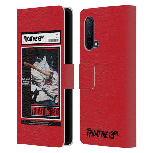 Friday the 13th 1980 Graphics Poster 2 Leather Book Wallet Case Cover For OnePlus Nord CE 5G