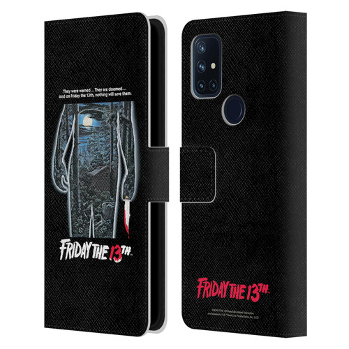 Friday the 13th 1980 Graphics Poster Leather Book Wallet Case Cover For OnePlus Nord N10 5G
