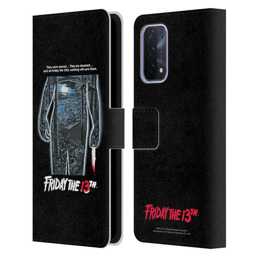 Friday the 13th 1980 Graphics Poster Leather Book Wallet Case Cover For OPPO A54 5G