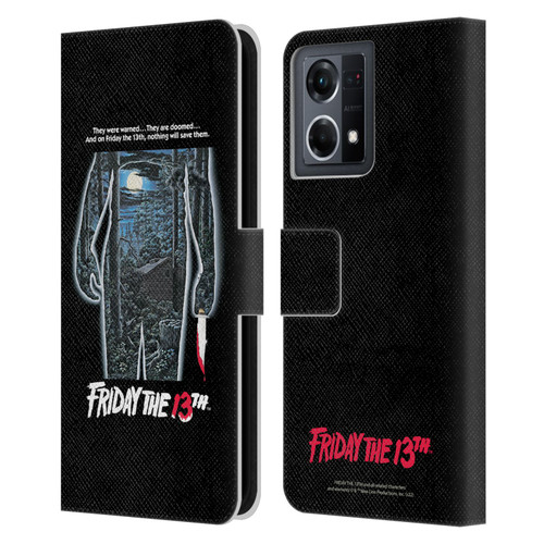 Friday the 13th 1980 Graphics Poster Leather Book Wallet Case Cover For OPPO Reno8 4G