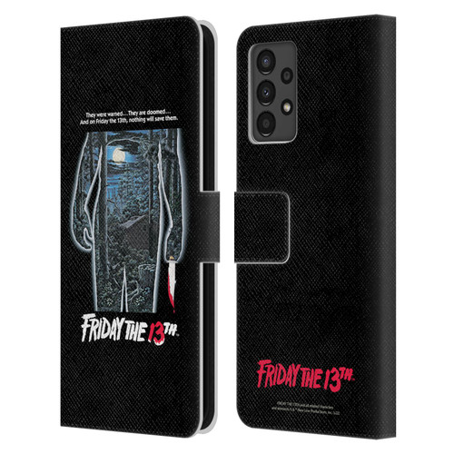 Friday the 13th 1980 Graphics Poster Leather Book Wallet Case Cover For Samsung Galaxy A13 (2022)
