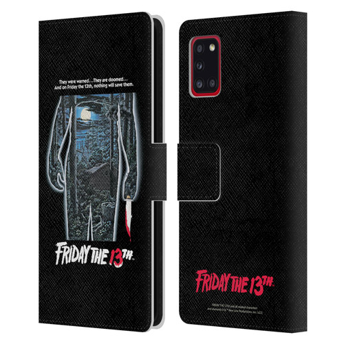 Friday the 13th 1980 Graphics Poster Leather Book Wallet Case Cover For Samsung Galaxy A31 (2020)