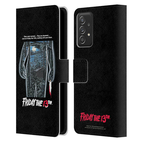 Friday the 13th 1980 Graphics Poster Leather Book Wallet Case Cover For Samsung Galaxy A53 5G (2022)