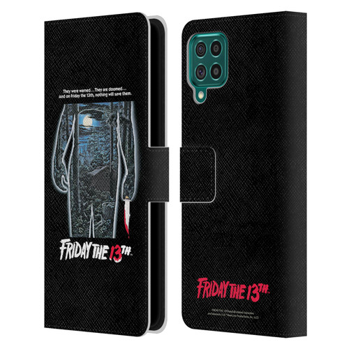 Friday the 13th 1980 Graphics Poster Leather Book Wallet Case Cover For Samsung Galaxy F62 (2021)