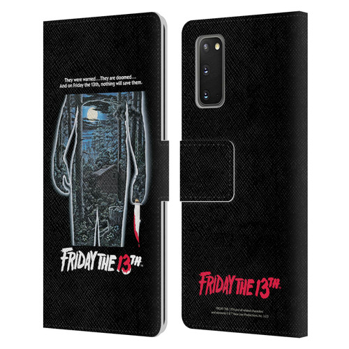Friday the 13th 1980 Graphics Poster Leather Book Wallet Case Cover For Samsung Galaxy S20 / S20 5G