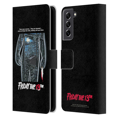 Friday the 13th 1980 Graphics Poster Leather Book Wallet Case Cover For Samsung Galaxy S21 FE 5G