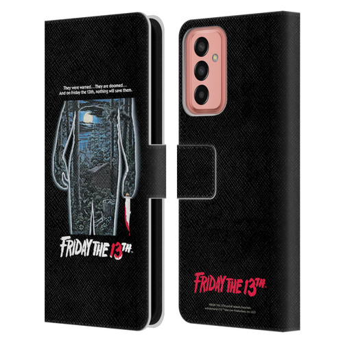 Friday the 13th 1980 Graphics Poster Leather Book Wallet Case Cover For Samsung Galaxy M13 (2022)