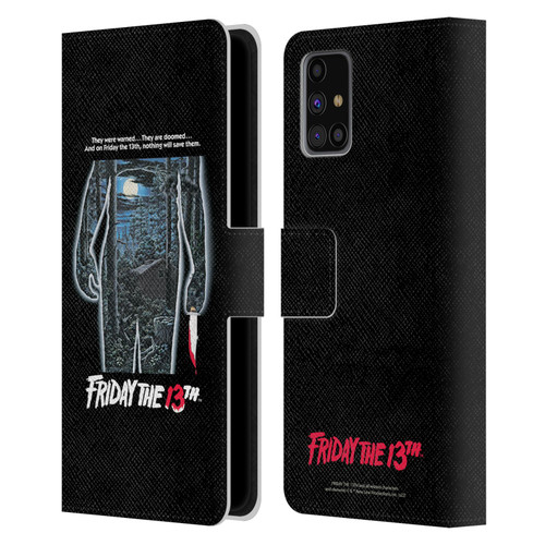 Friday the 13th 1980 Graphics Poster Leather Book Wallet Case Cover For Samsung Galaxy M31s (2020)