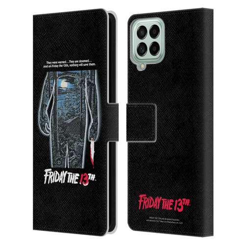 Friday the 13th 1980 Graphics Poster Leather Book Wallet Case Cover For Samsung Galaxy M33 (2022)