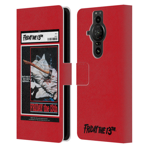 Friday the 13th 1980 Graphics Poster 2 Leather Book Wallet Case Cover For Sony Xperia Pro-I