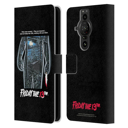 Friday the 13th 1980 Graphics Poster Leather Book Wallet Case Cover For Sony Xperia Pro-I