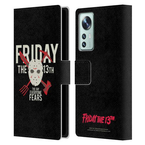 Friday the 13th 1980 Graphics The Day Everyone Fears Leather Book Wallet Case Cover For Xiaomi 12