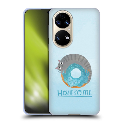 Planet Cat Puns Holesome Soft Gel Case for Huawei P50