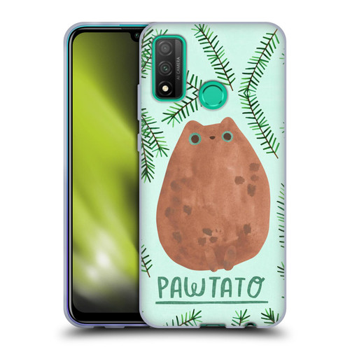 Planet Cat Puns Pawtato Soft Gel Case for Huawei P Smart (2020)