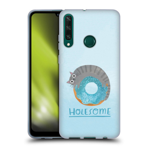 Planet Cat Puns Holesome Soft Gel Case for Huawei Y6p