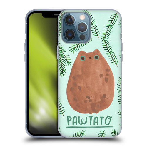 Planet Cat Puns Pawtato Soft Gel Case for Apple iPhone 13 Pro Max