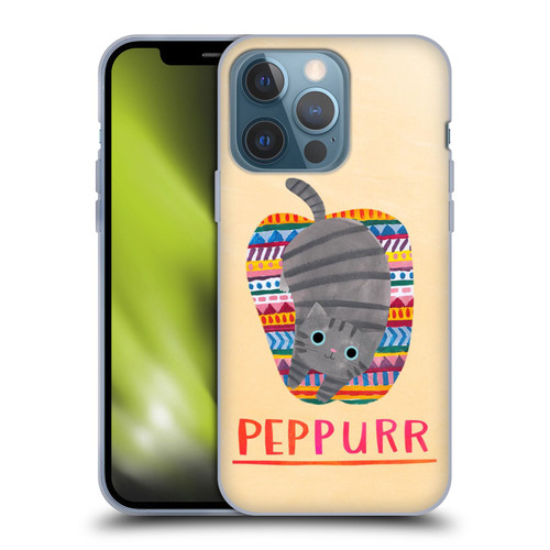 Planet Cat Puns Peppur Soft Gel Case for Apple iPhone 13 Pro