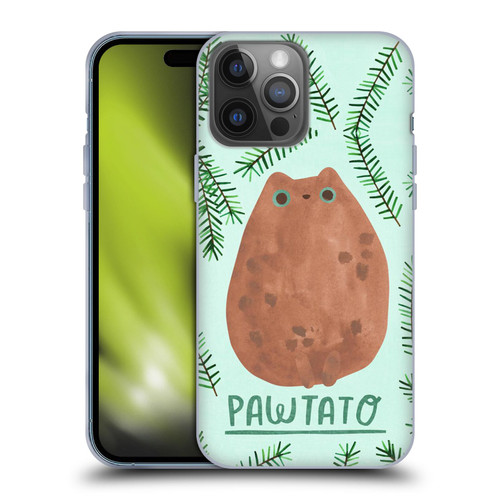 Planet Cat Puns Pawtato Soft Gel Case for Apple iPhone 14 Pro Max