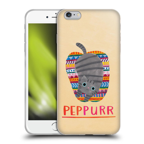 Planet Cat Puns Peppur Soft Gel Case for Apple iPhone 6 Plus / iPhone 6s Plus