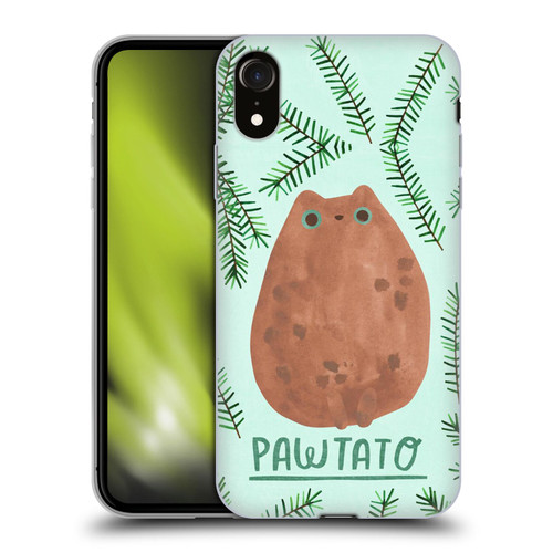 Planet Cat Puns Pawtato Soft Gel Case for Apple iPhone XR