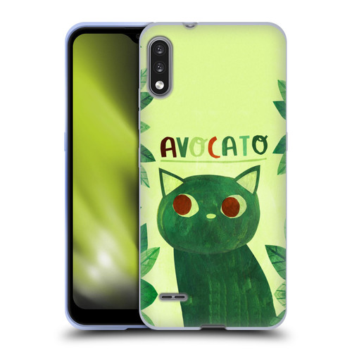 Planet Cat Puns Avocato Soft Gel Case for LG K22