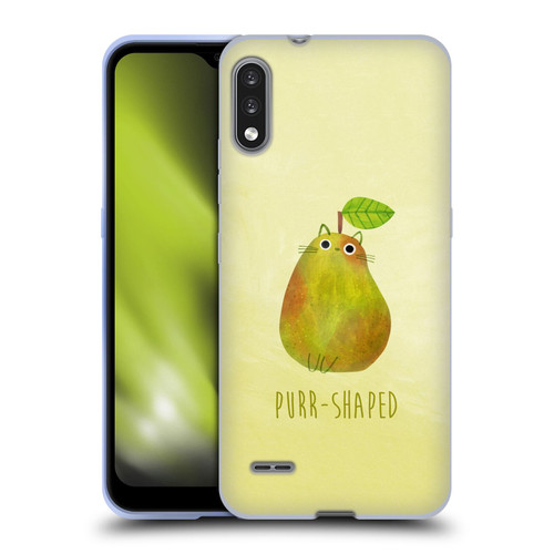 Planet Cat Puns Purr-shaped Soft Gel Case for LG K22