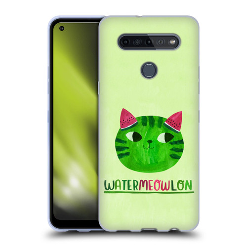Planet Cat Puns Watermeowlon Soft Gel Case for LG K51S