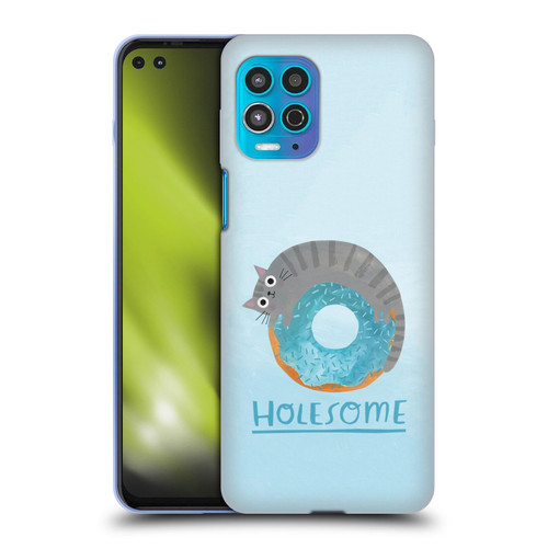 Planet Cat Puns Holesome Soft Gel Case for Motorola Moto G100
