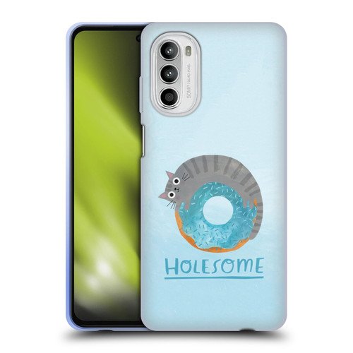 Planet Cat Puns Holesome Soft Gel Case for Motorola Moto G52