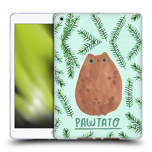 Planet Cat Puns Pawtato Soft Gel Case for Apple iPad 10.2 2019/2020/2021