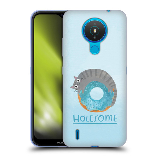 Planet Cat Puns Holesome Soft Gel Case for Nokia 1.4