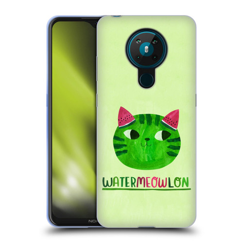 Planet Cat Puns Watermeowlon Soft Gel Case for Nokia 5.3