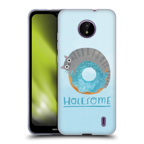 Planet Cat Puns Holesome Soft Gel Case for Nokia C10 / C20