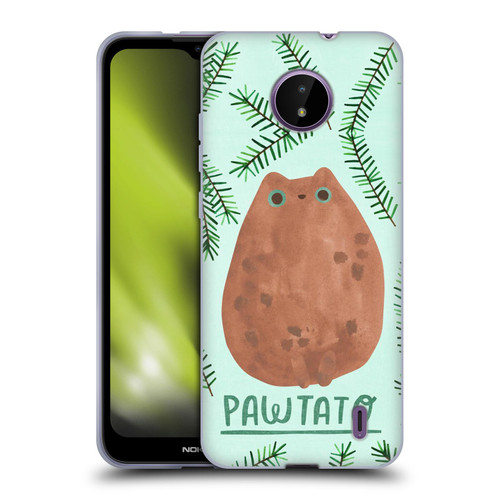 Planet Cat Puns Pawtato Soft Gel Case for Nokia C10 / C20