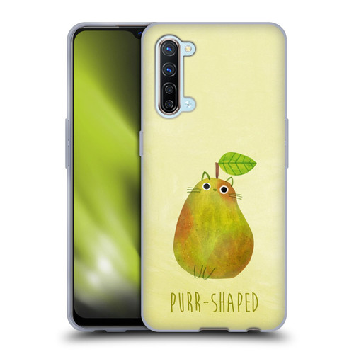 Planet Cat Puns Purr-shaped Soft Gel Case for OPPO Find X2 Lite 5G