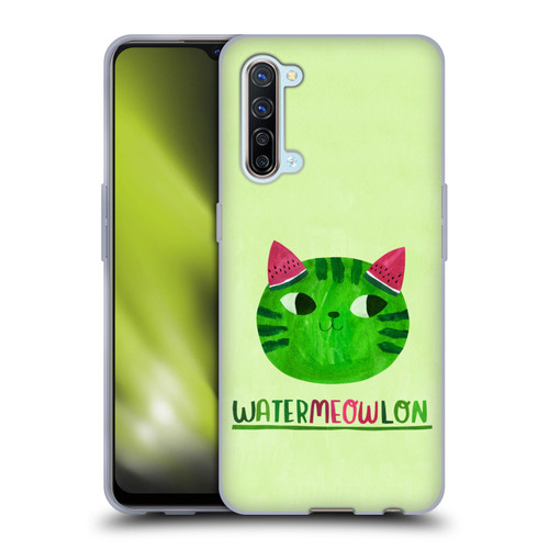 Planet Cat Puns Watermeowlon Soft Gel Case for OPPO Find X2 Lite 5G