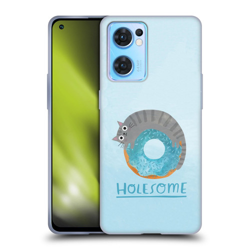 Planet Cat Puns Holesome Soft Gel Case for OPPO Reno7 5G / Find X5 Lite