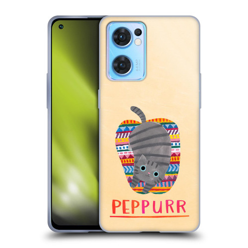 Planet Cat Puns Peppur Soft Gel Case for OPPO Reno7 5G / Find X5 Lite