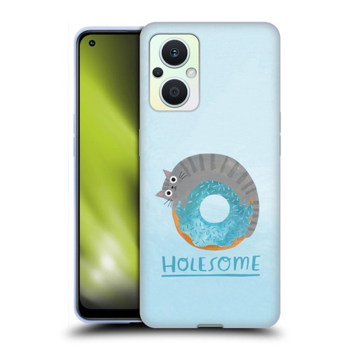 Planet Cat Puns Holesome Soft Gel Case for OPPO Reno8 Lite